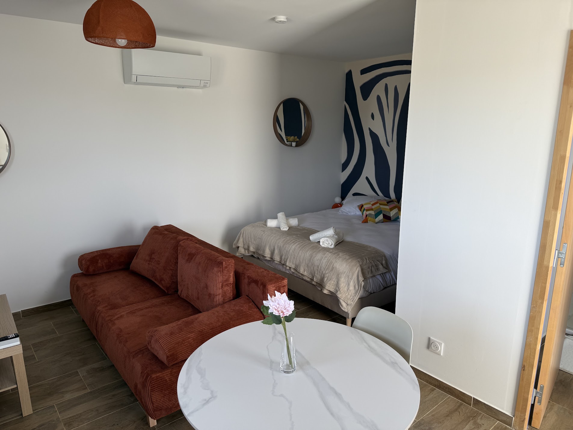 Intérieur d'un appart-hôtel à Lançon-Provence